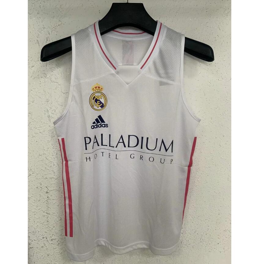 2021/22 Real Madrid White Training Vest Shirt